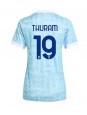 Billige Juventus Khephren Thuram #19 Bortedrakt Dame 2025-26 Kortermet